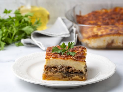 Greek moussaka recipe