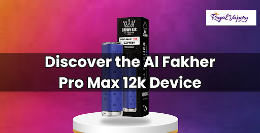 Discover the Al Fakher Pro Max 12k Device